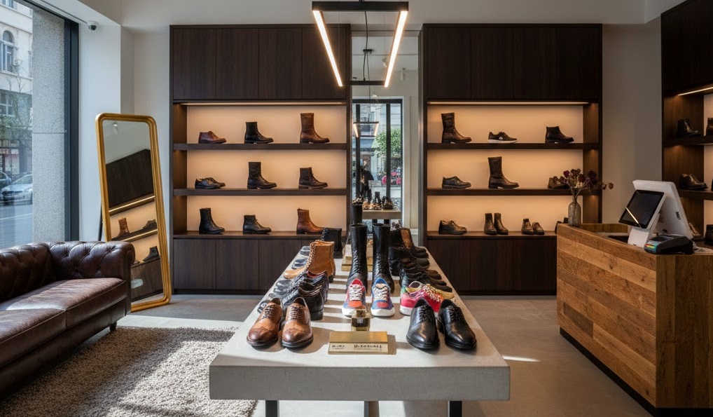 لیست کامل تجهیزات مغازه کفش فروشی و هزینه حدودی